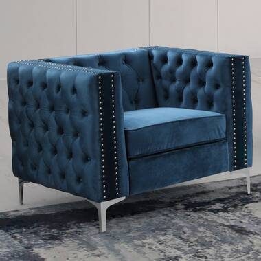 Velvet armchair online sale